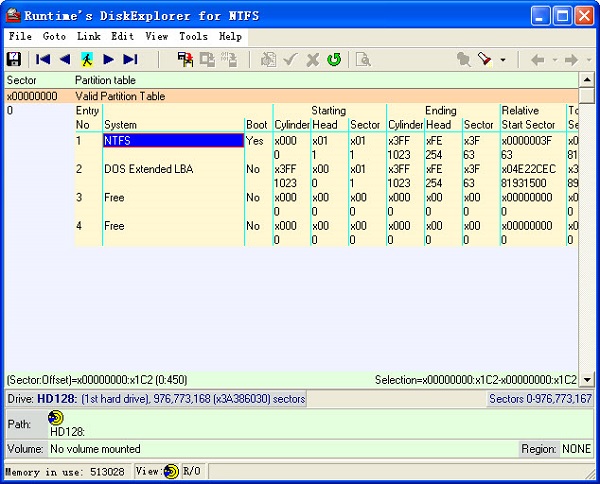 DiskExplorer for NTFS(NTFS磁盘编辑工具) 3.66 官方版